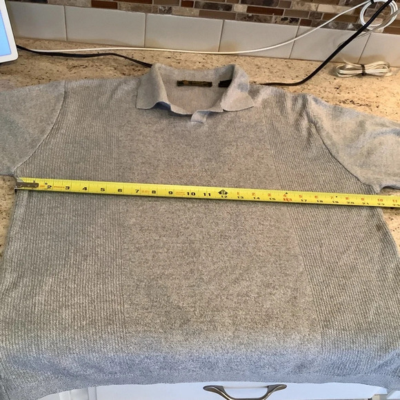 Principe Gray Italian Shirt Pullover Size Medium - Picture 7 of 7